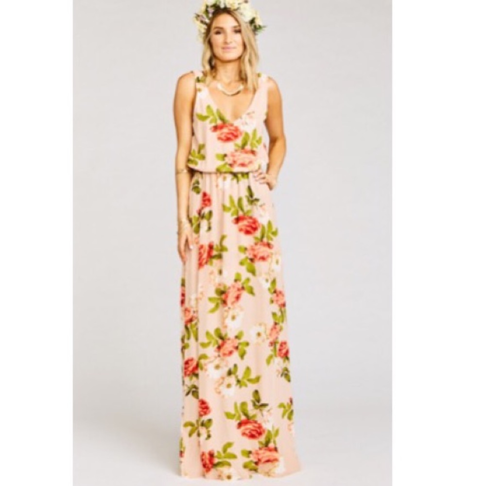 Show Me Your Mumu Kendall Maxi blushing blooms